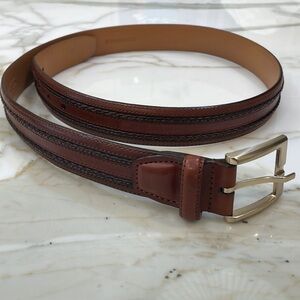 Trafalgar Terrance Brown Leather Belt—Great Looking! Quality Workmanship! 40/100